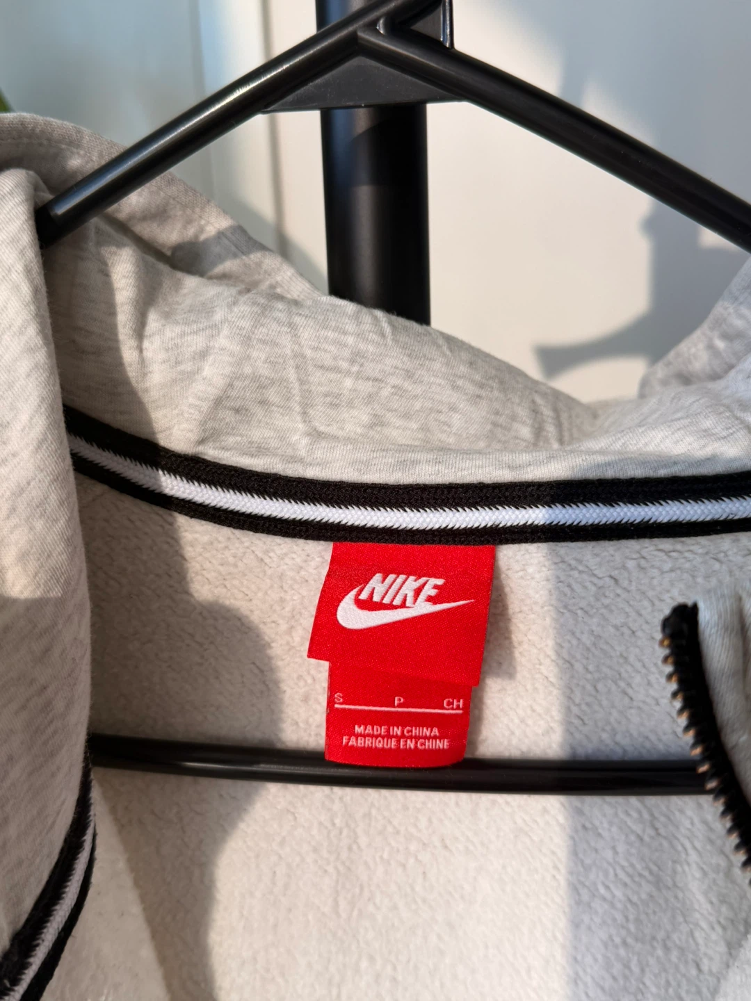 Nike Full Zip Hoodie Grey Size S - photo 3