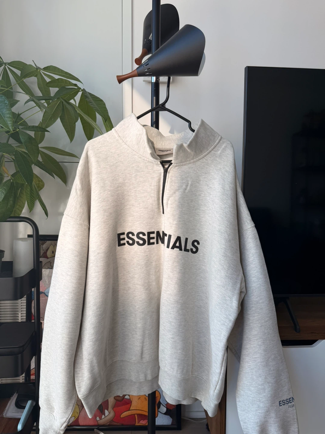 Fear of God Essentials Quarter Zip Pullover Sweatshirt