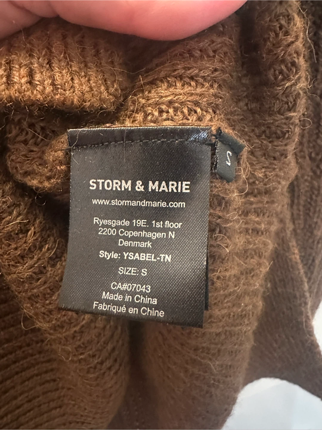 Storm & Marie Brown Oversized Sweater - photo 3