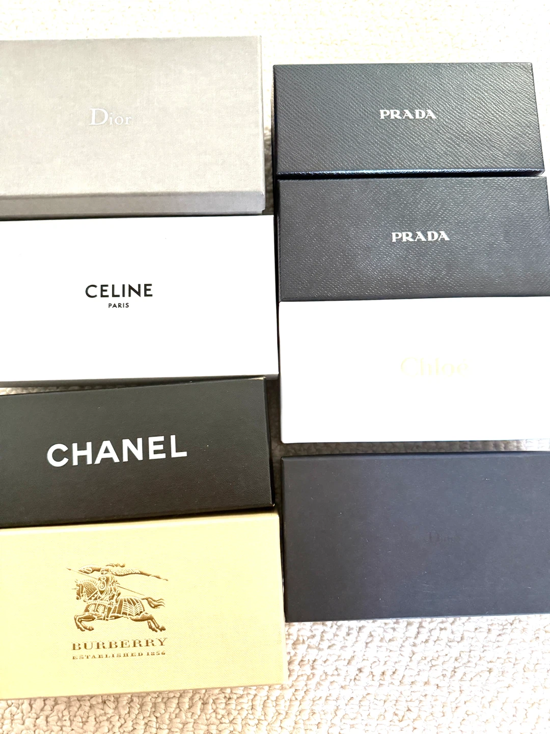 Designer Luxury Boxes - Dior, Prada, Chanel, Burberry