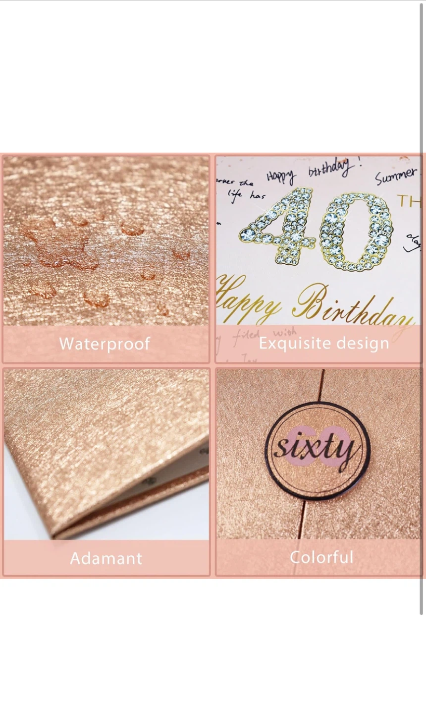 Saburrnity 40th Birthday Pop-Up Card - photo 2