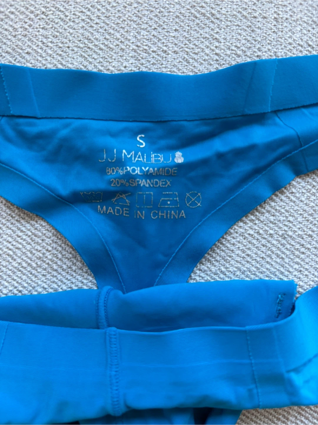 Men’s Underwear - JJ Malibu Blue Thong - photo 3