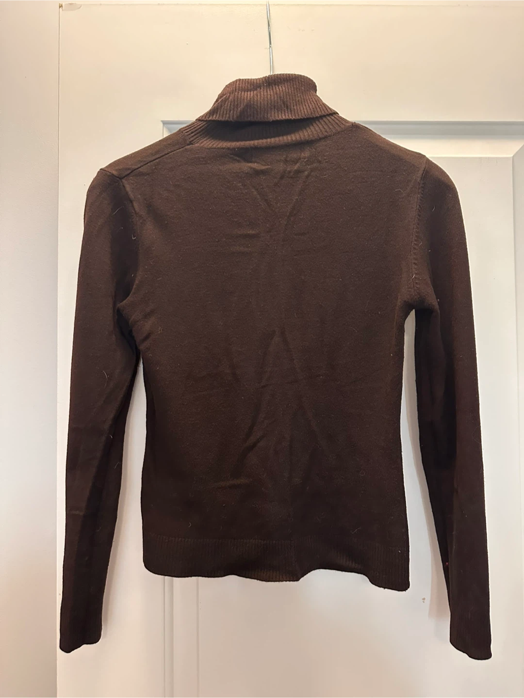 ZARA Brown Turtleneck Sweater Size L - photo 3