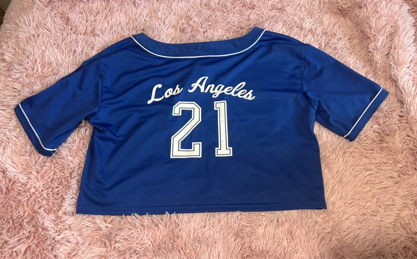 LA cropped jersey top - photo 2