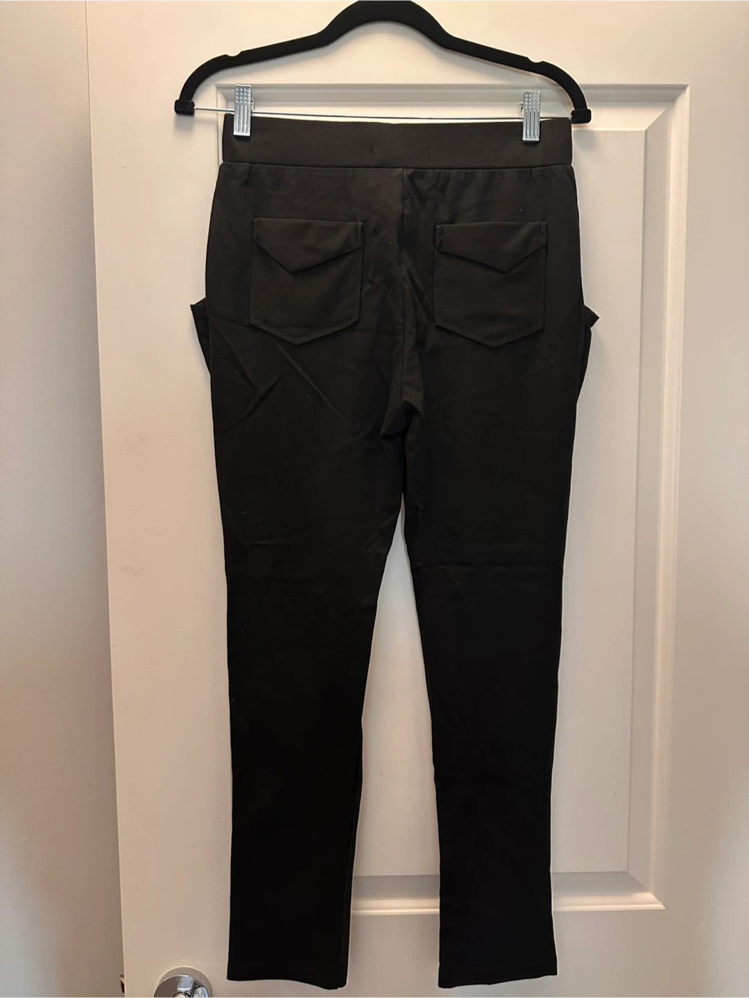 Pink Violet Black Pants Size L - photo 4