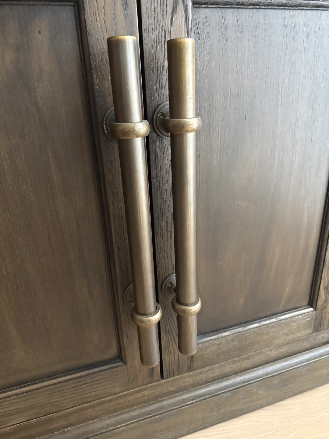 Restoration Hardware 20th Century English Brass Bar Sideboard - photo 3