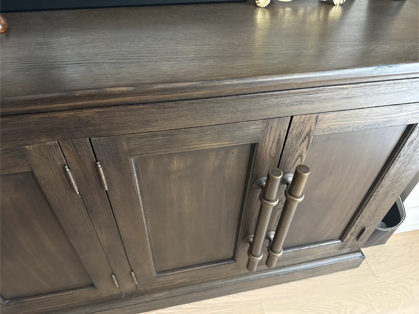 Restoration Hardware 20th Century English Brass Bar Sideboard - photo 2