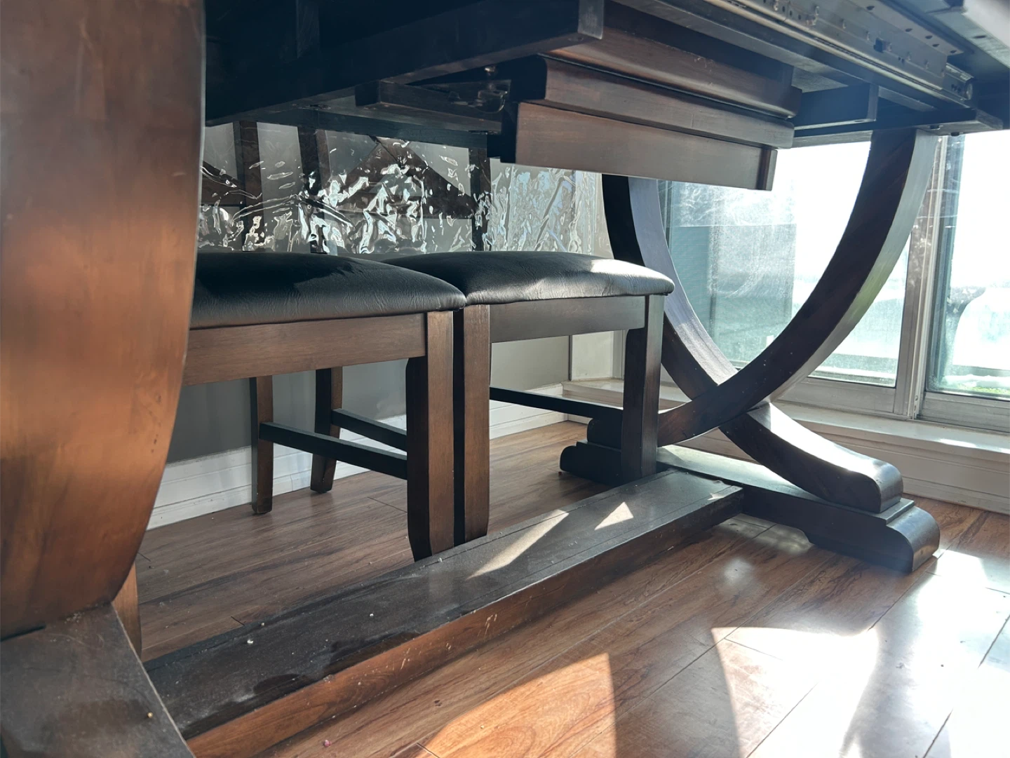 Wooden dining table - photo 2