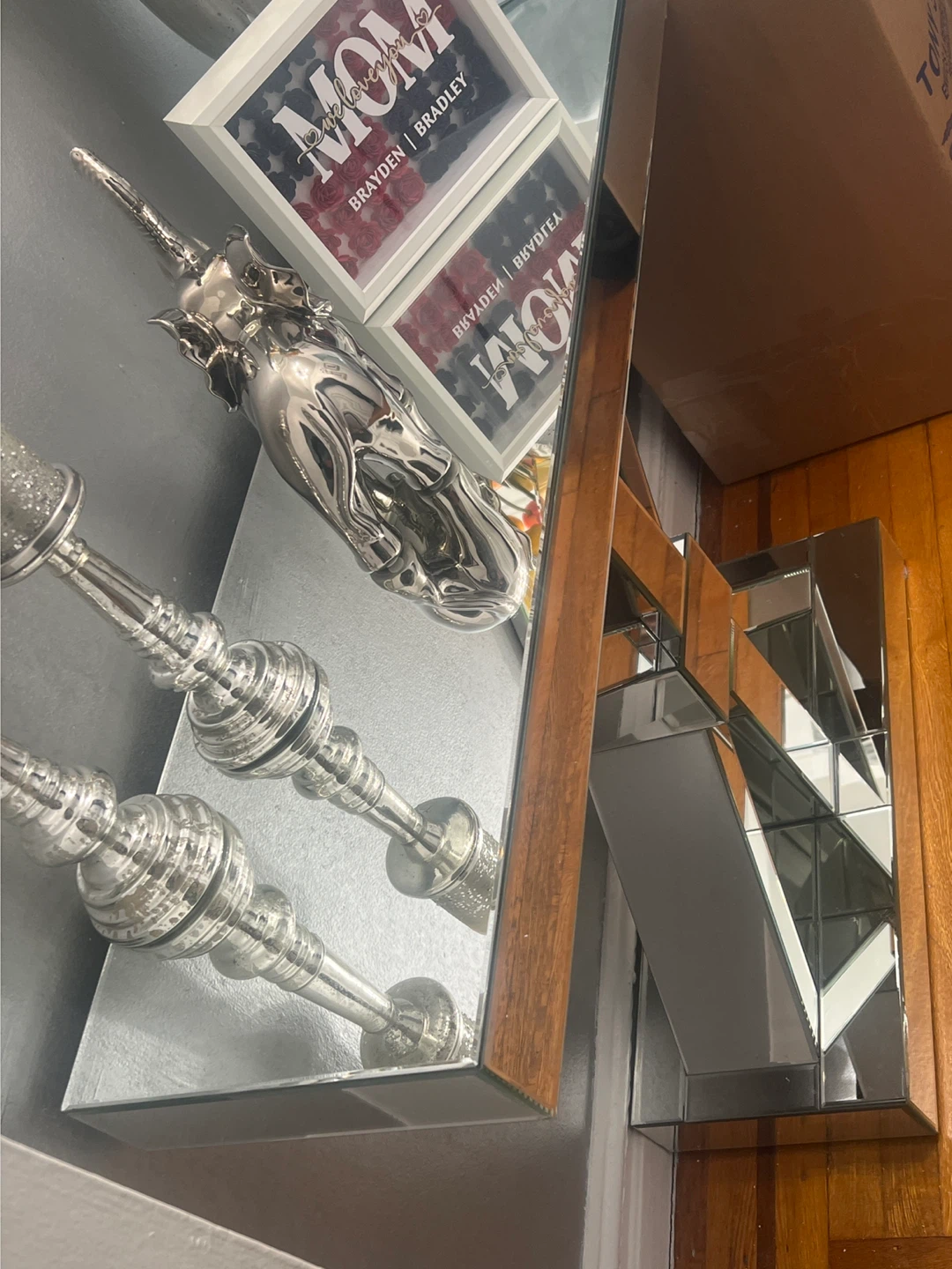 Mirrored Console Table - photo 3