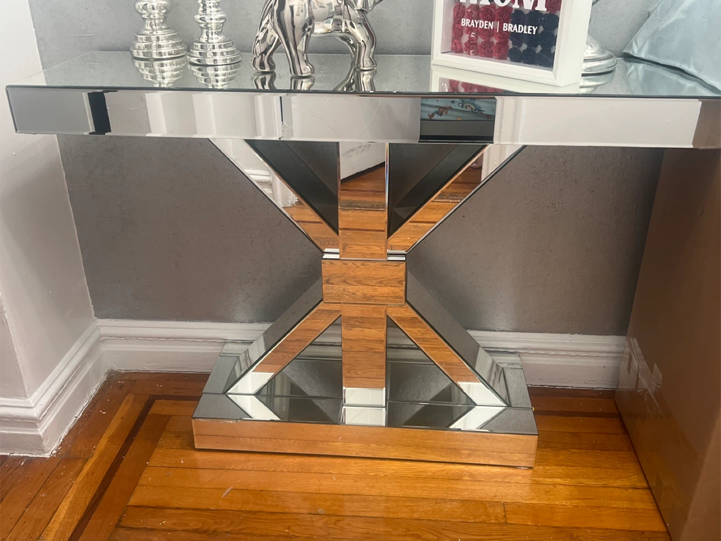Mirrored Console Table