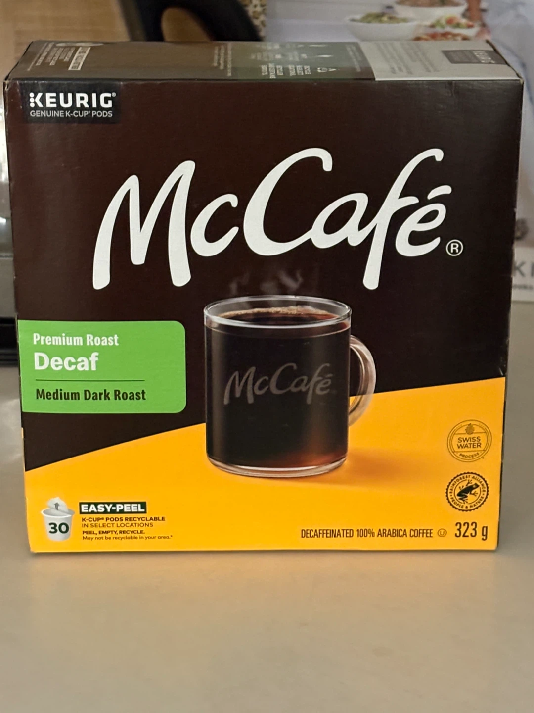 McCafé Premium Roast Decaf Medium Dark Roast K-Cup