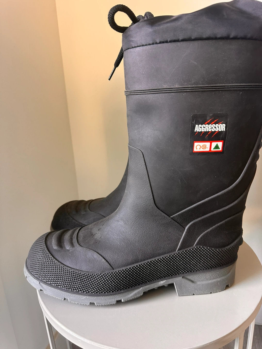 Aggressor Black Work safety Boots Size 10 - photo 4