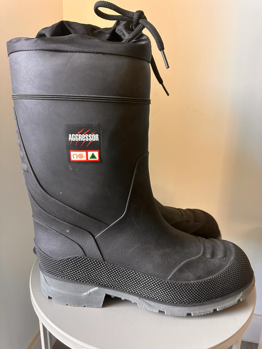 Aggressor Black Work safety Boots Size 10