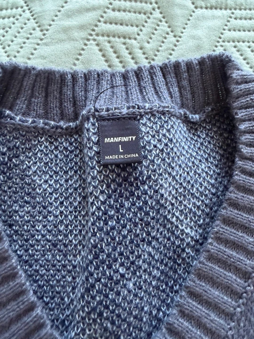 Manfinity Argyle V-Neck Vest Sweater L - photo 2