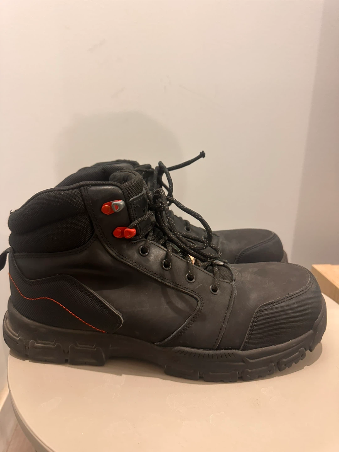 Black Work Boots size11 - photo 2
