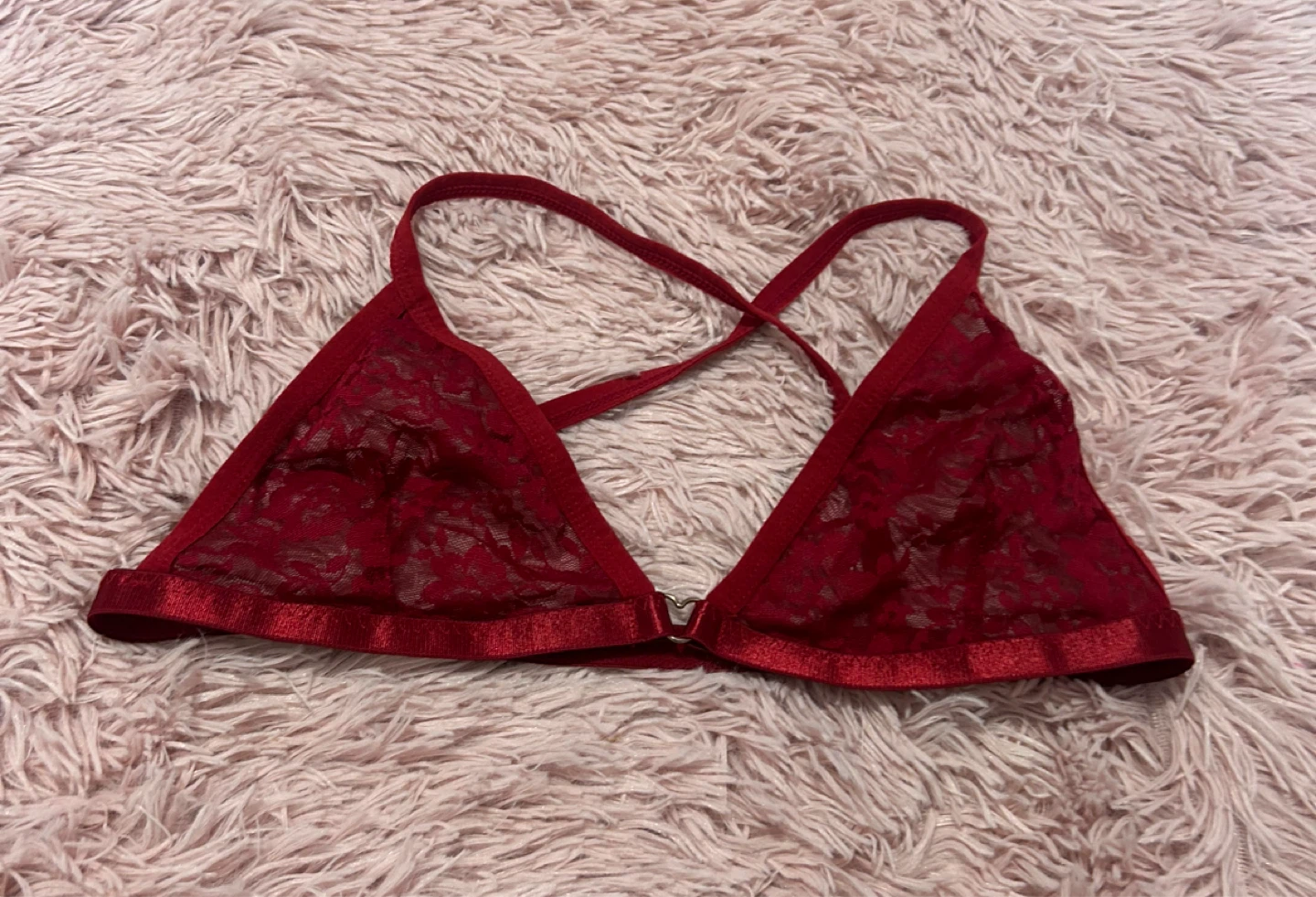 Red Lace Bralette