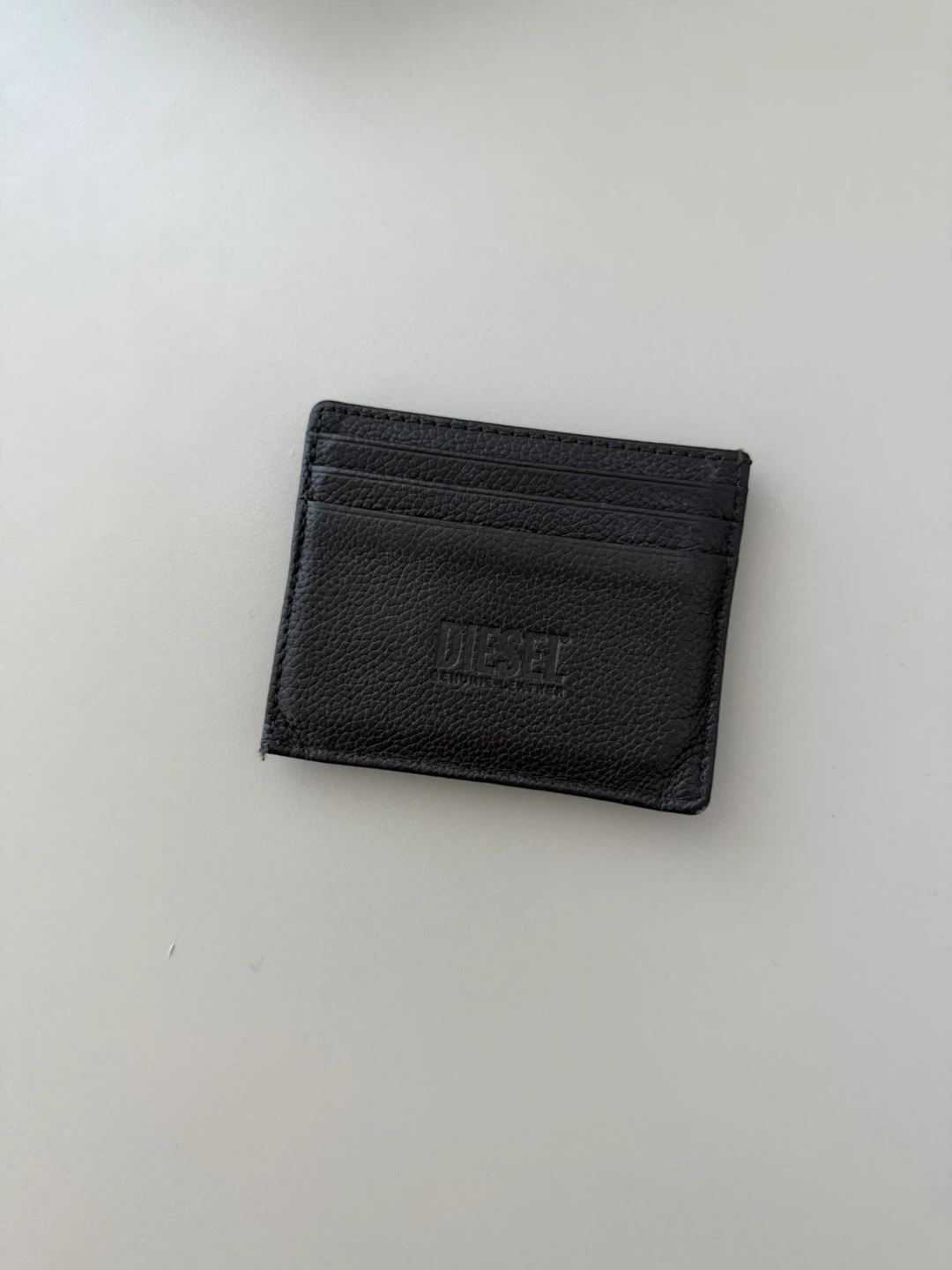 Diesel Card Holder Wallet Black Leather - photo 2