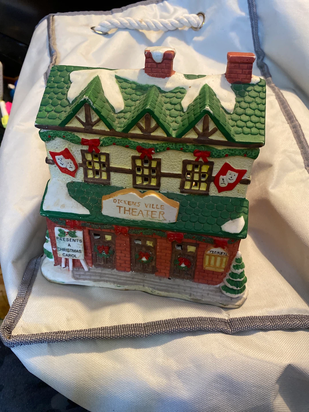 Dickensville Theater Christmas Village House