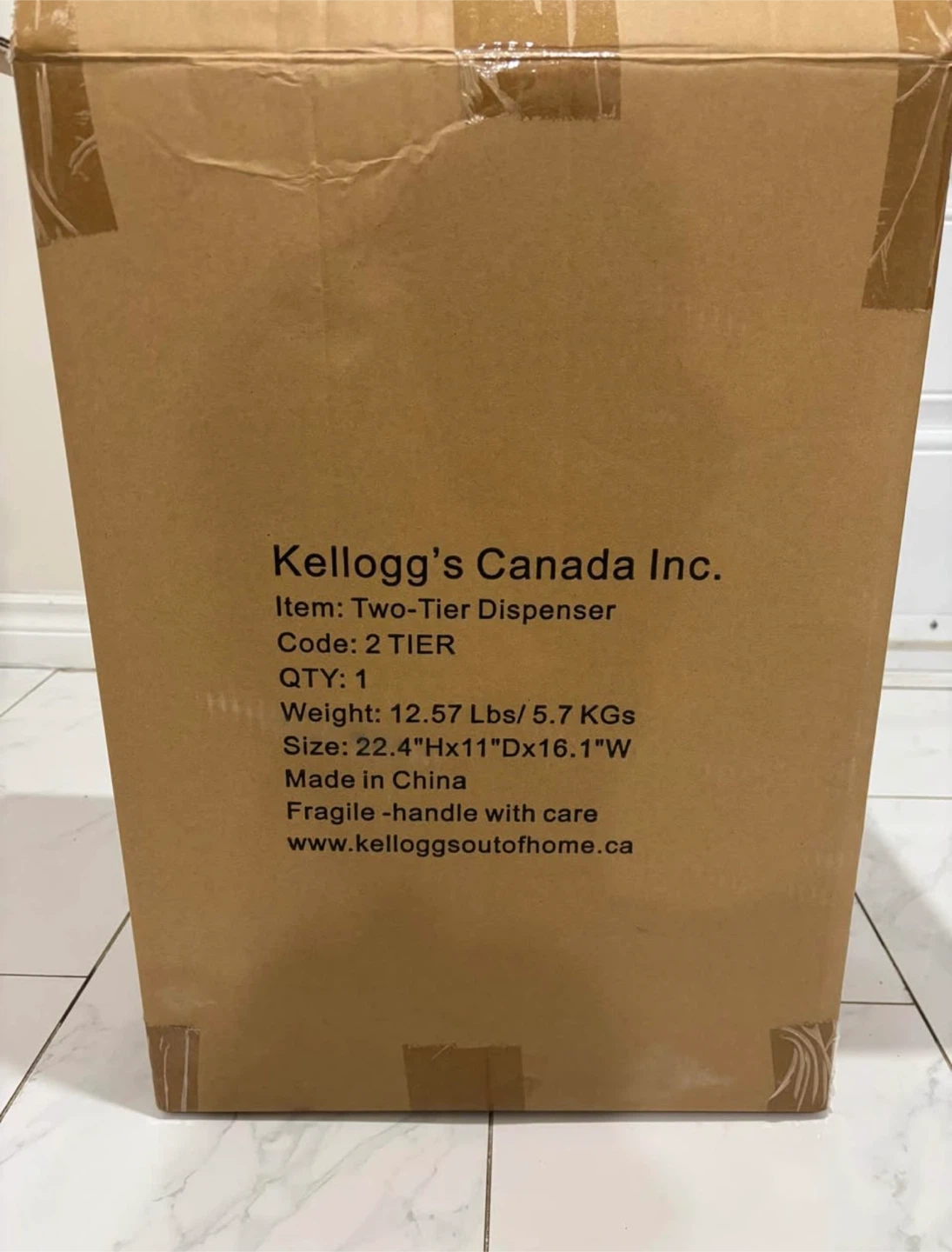 Kellogg's Two-Tier Dispenser - photo 2