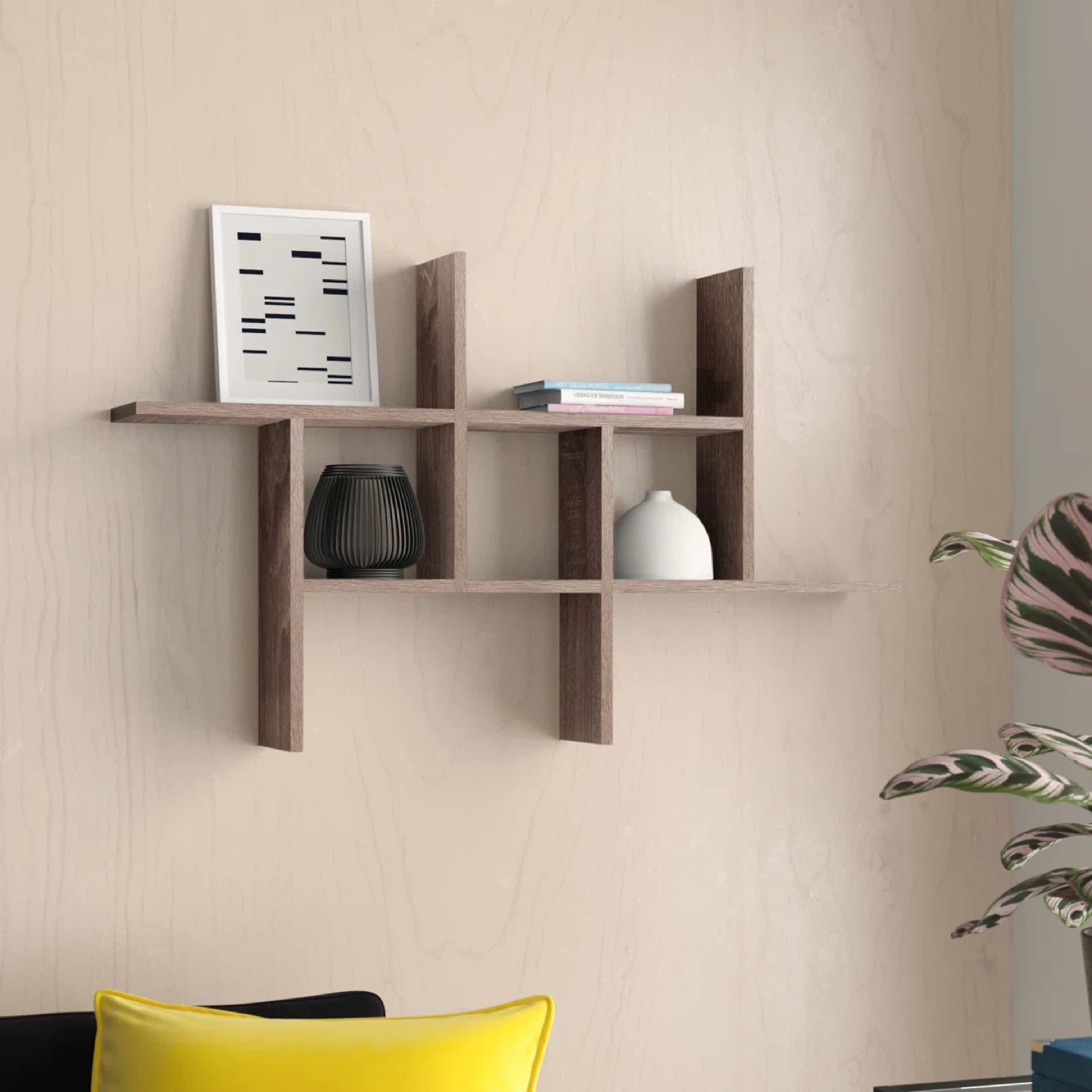 Wood Accent Shelf. Perfect Condition.