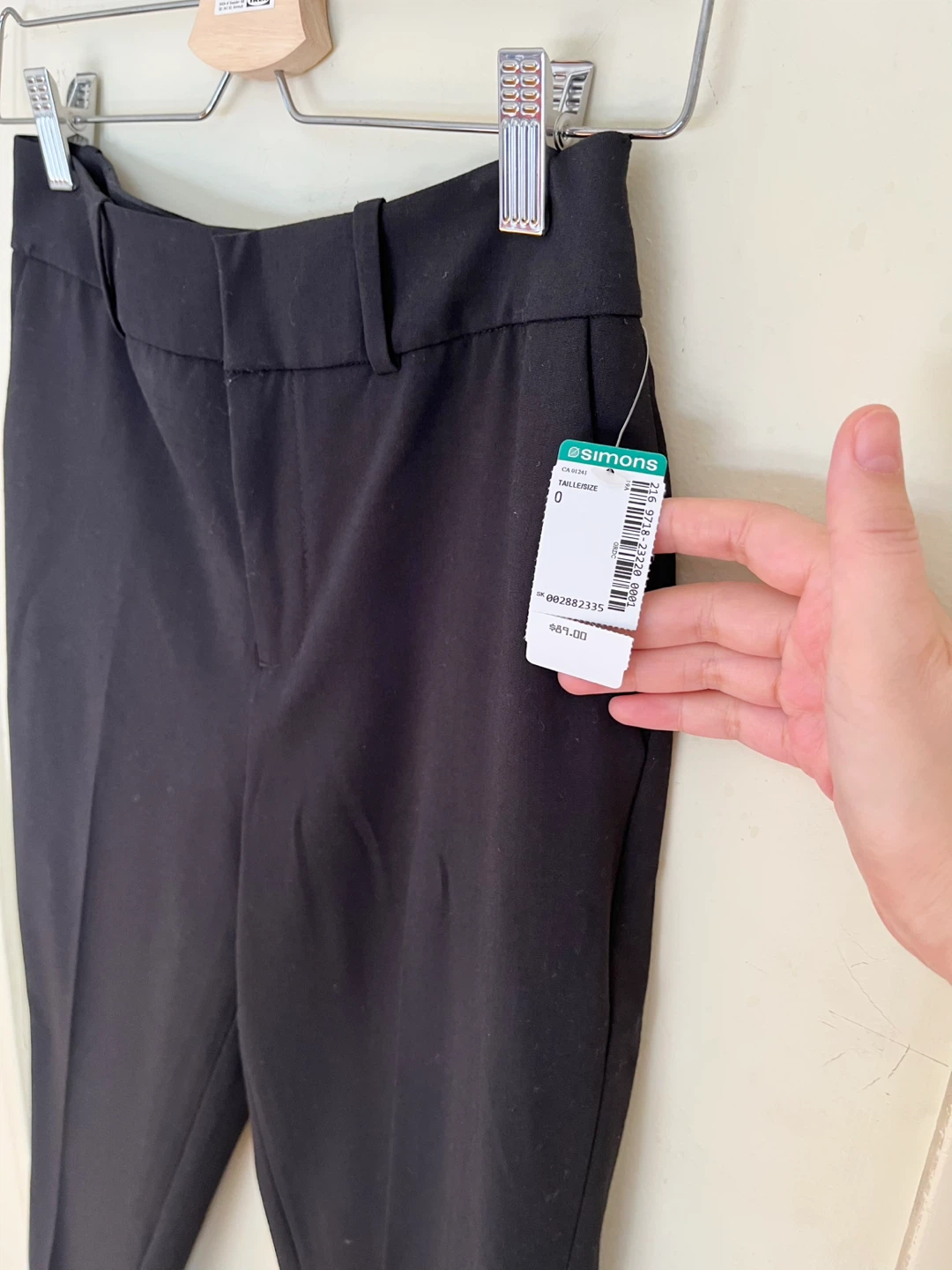 Contemporaine Black Dress Pants Size 0 - photo 2
