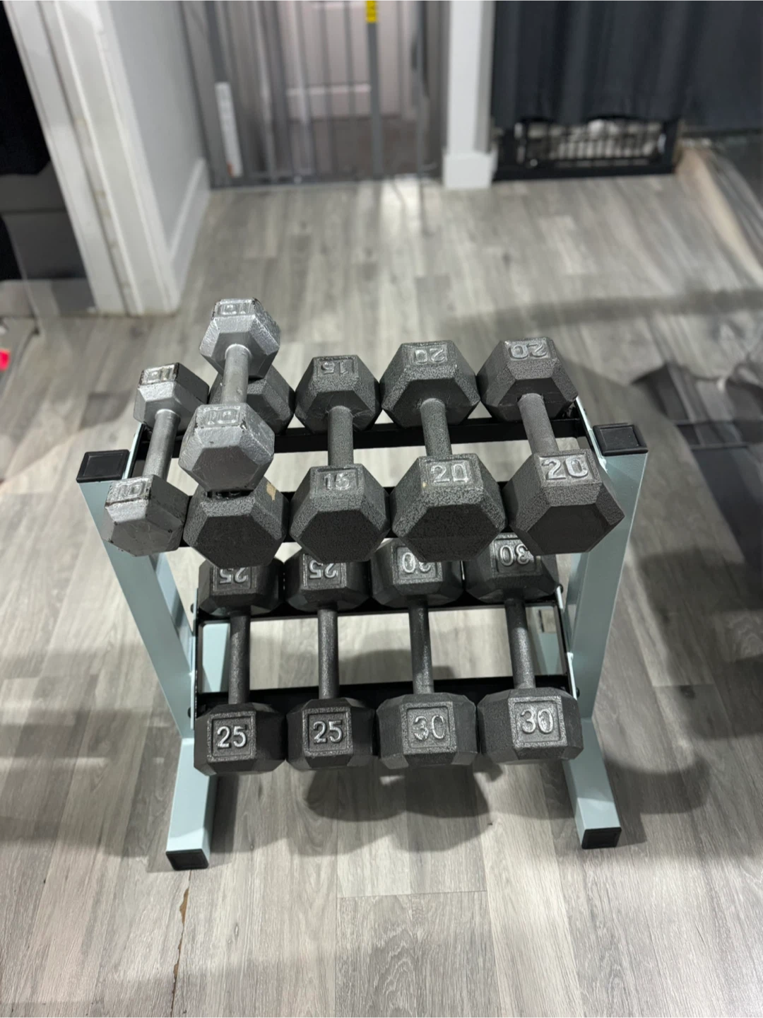 Hex Dumbbell Set with Rack - photo 2