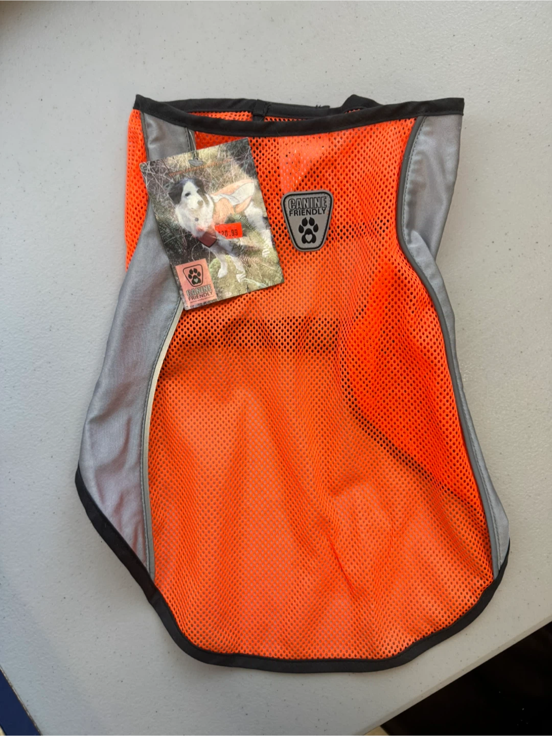 Canine Friendly High Visibility Dog Vest - Size M