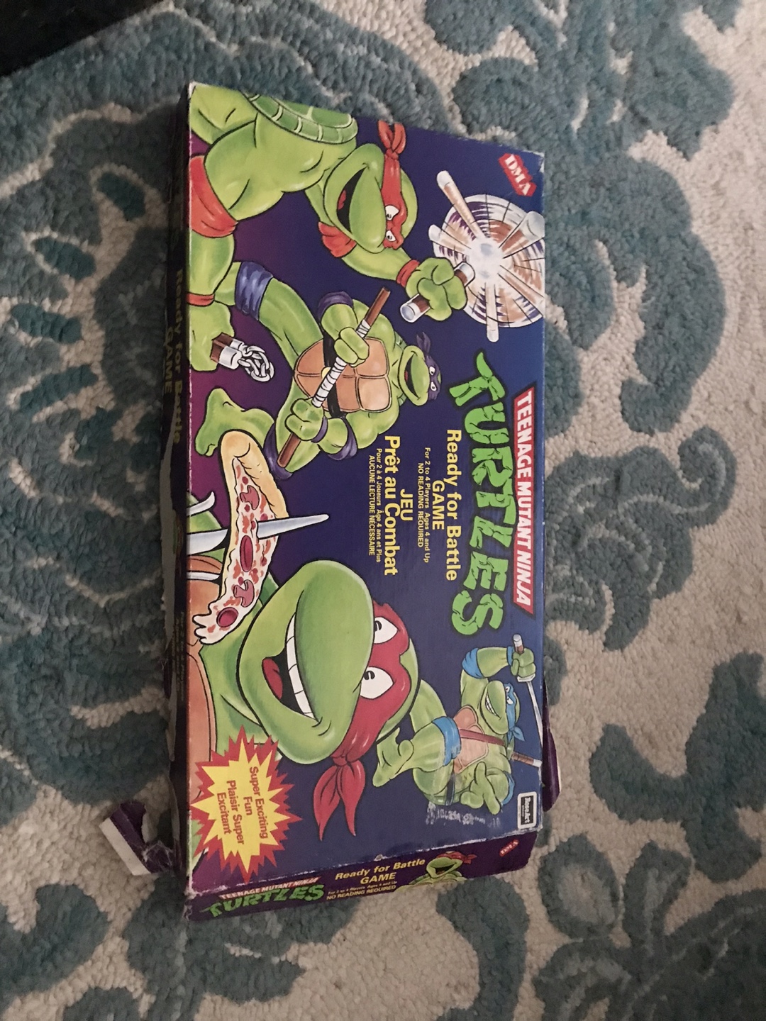 Mutant Ninja Turtles Ready for Battle Game - Missing Spinner