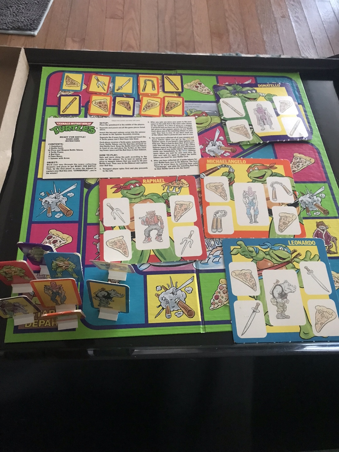 Mutant Ninja Turtles Ready for Battle Game - Missing Spinner - photo 2