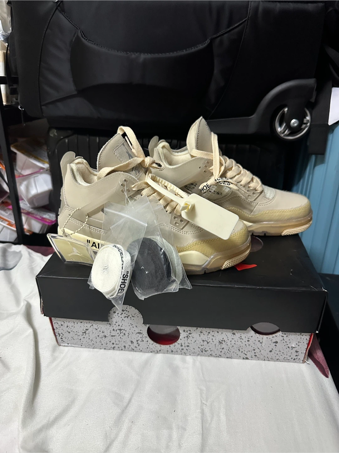 Off-White x Air Jordan 4 Sail