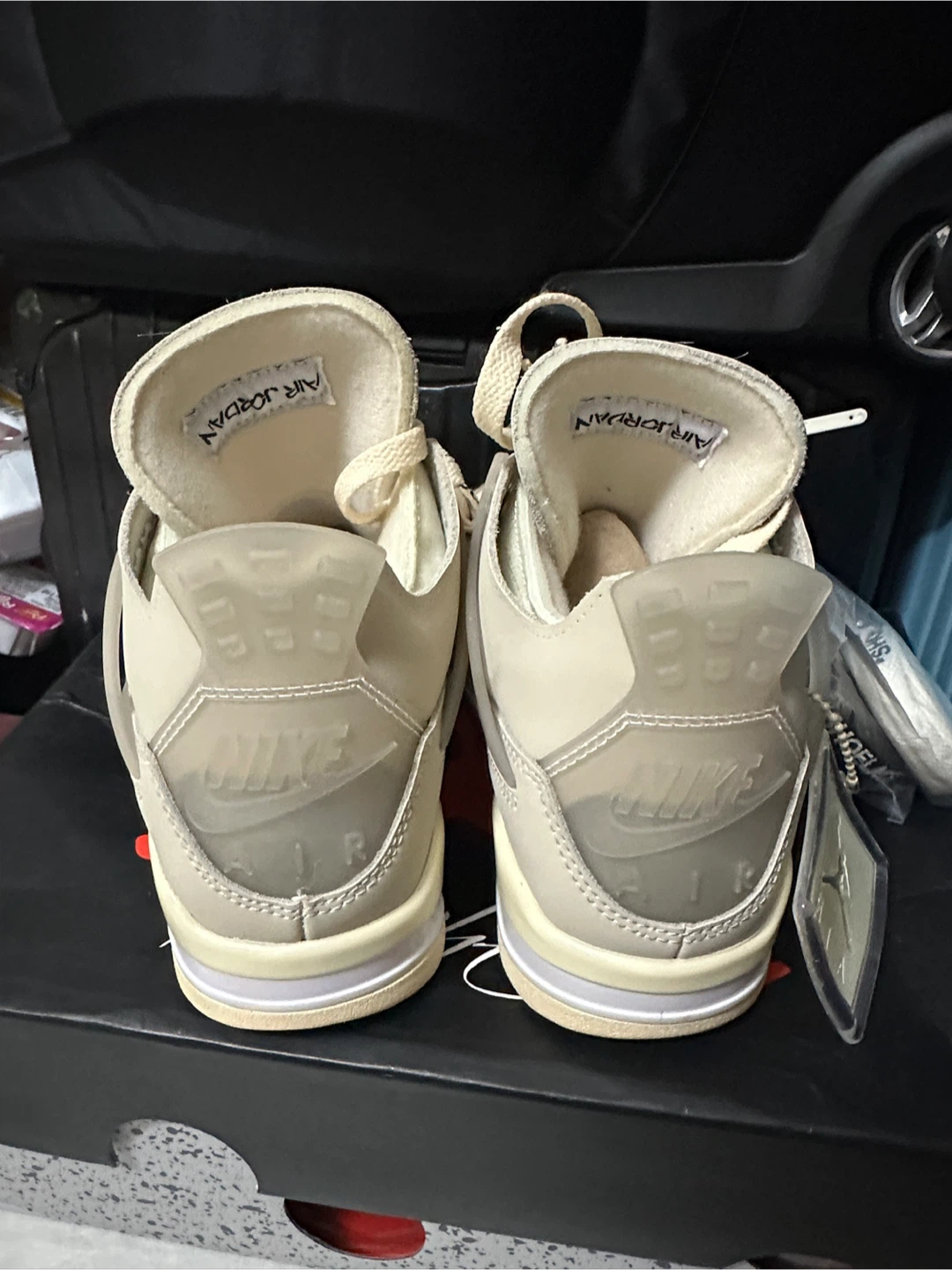 Off-White x Air Jordan 4 Sail - photo 3