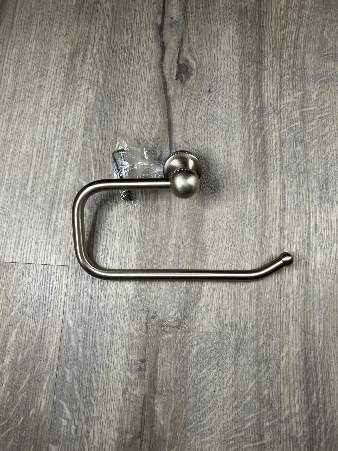 Brushed Nickel Toilet Paper Holder - photo 2