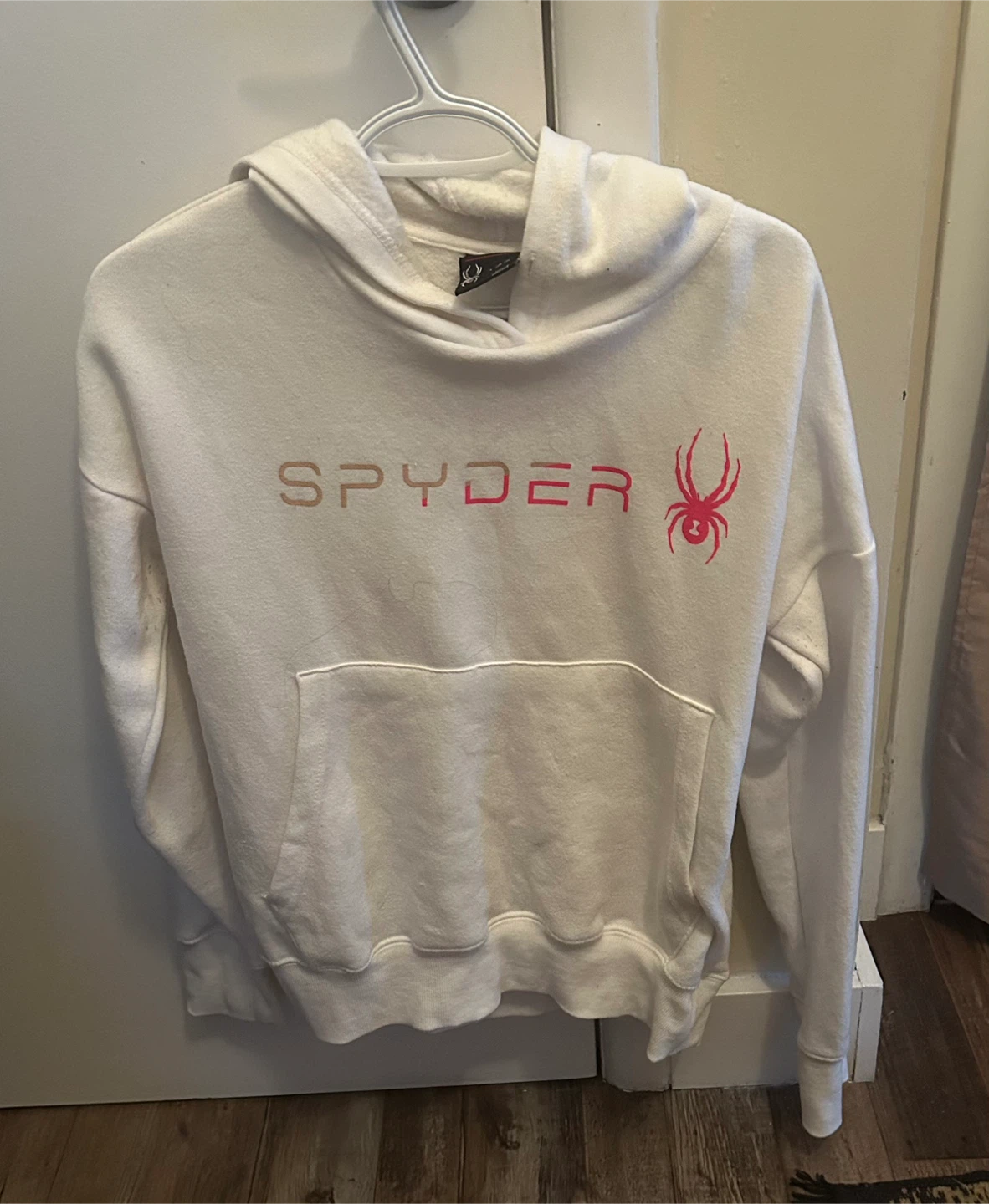 Spyder White Hoodie