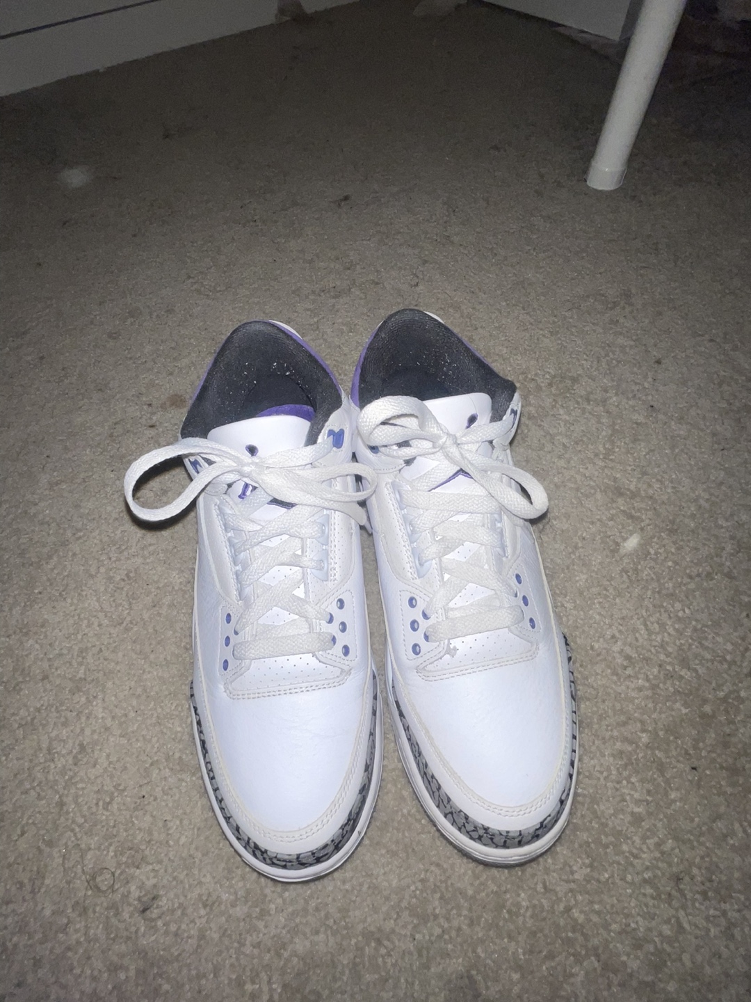Air Jordan 3 Dark Iris's (Authentic) - photo 3