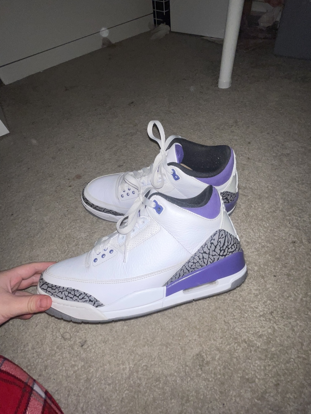 Air Jordan 3 Dark Iris's (Authentic) - photo 2