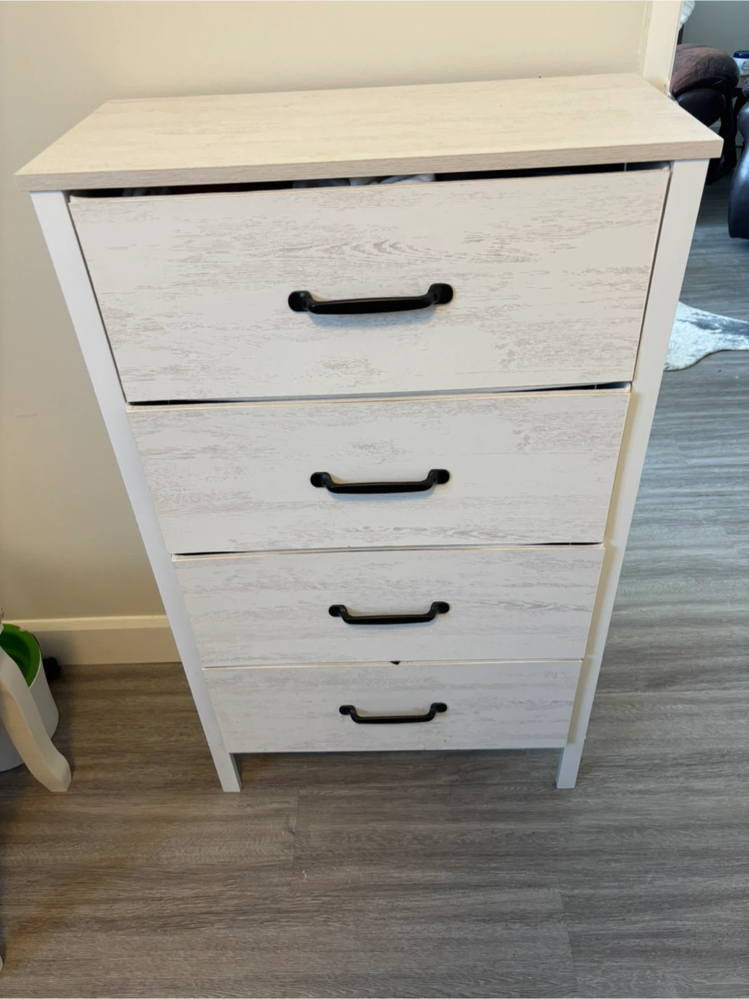 White dresser