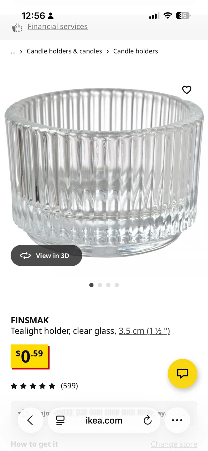 IKEA FINSMAK Tealight Holder-40 - wedding decor