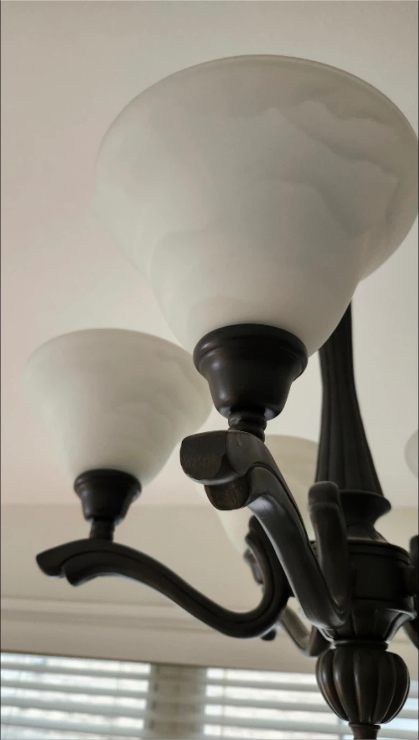 Dark Bronze 5-Light Chandelier - photo 2