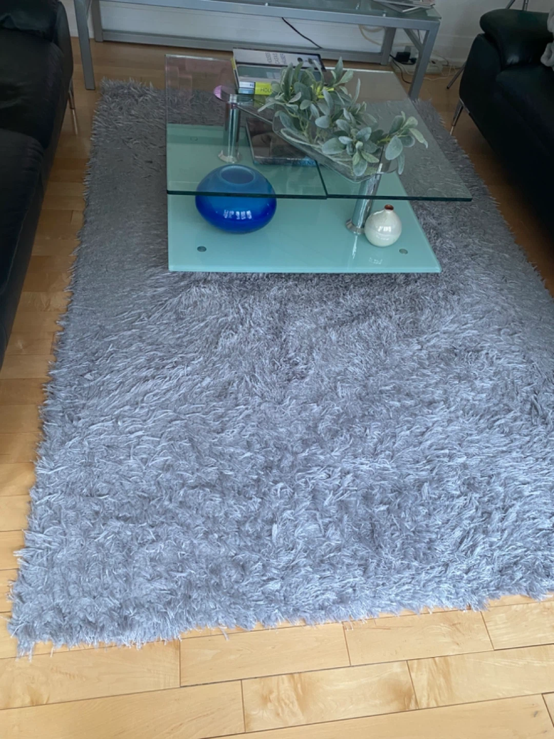 Grey Shag Area Rug - photo 2