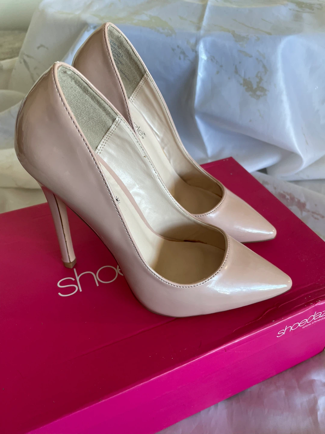 ShoeDazzle Elizabeth Heels - Light Blush - US 6 - photo 2