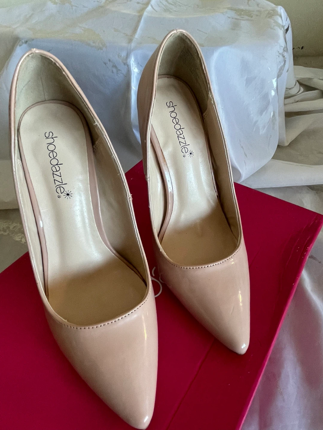 ShoeDazzle Elizabeth Heels - Light Blush - US 6