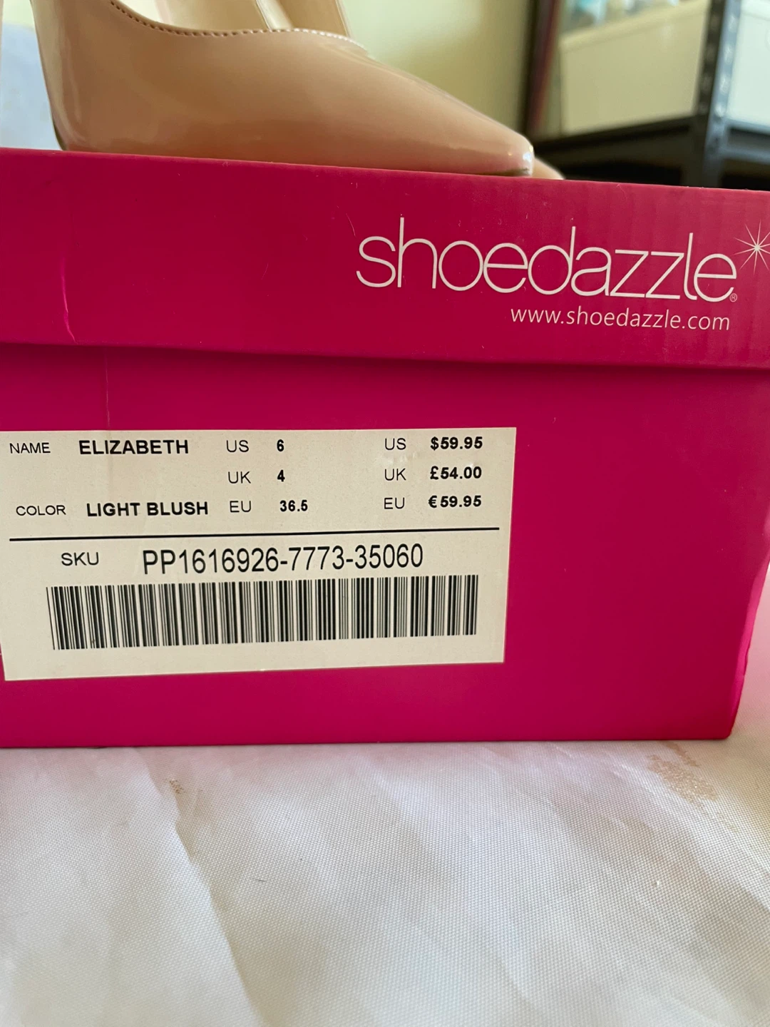 ShoeDazzle Elizabeth Heels - Light Blush - US 6 - photo 4