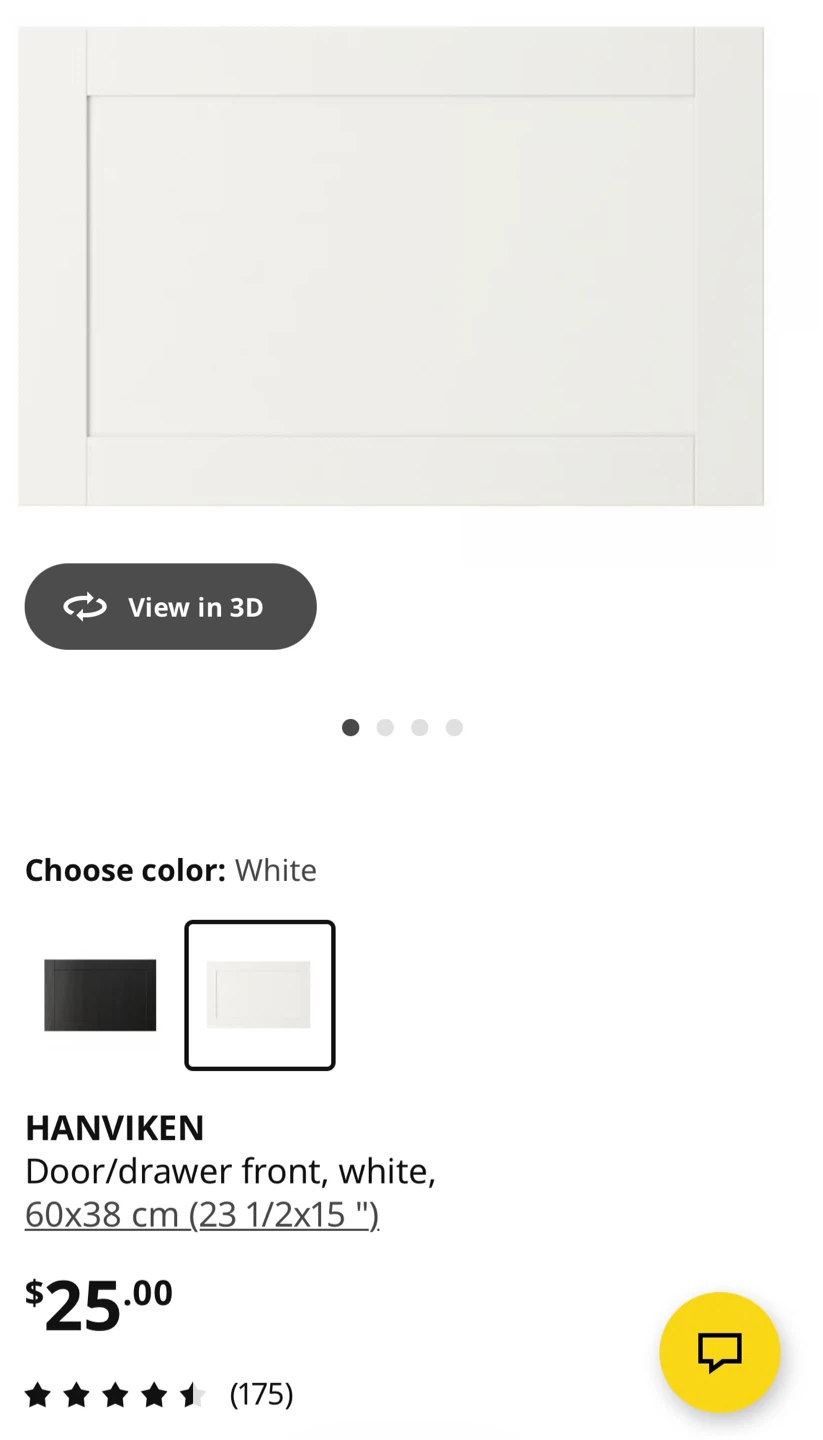 IKEA BESTA/HANVIKEN Door + cabinet, white, 60x38 cm - photo 2