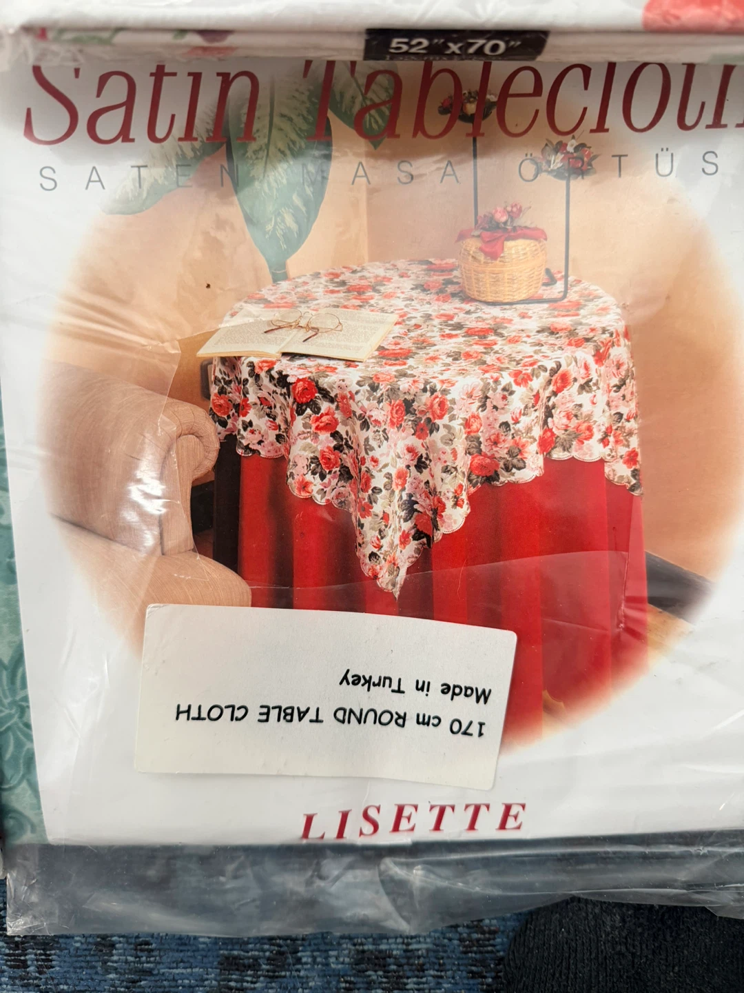 Lisette 170 cm Round Satin Tablecloth - photo 4
