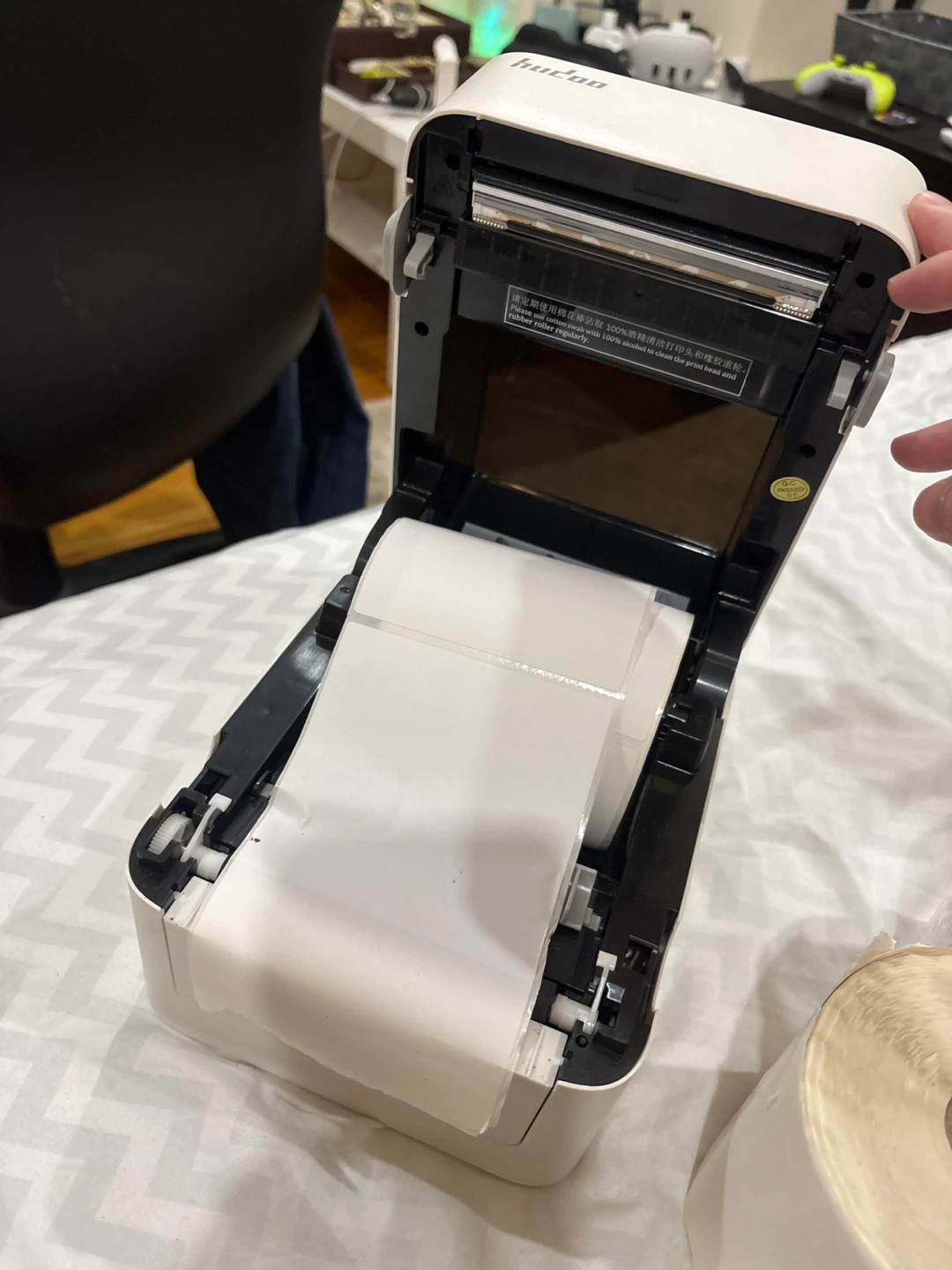HPRT Thermal Label Printer with 3 Rolls of Labels - photo 3