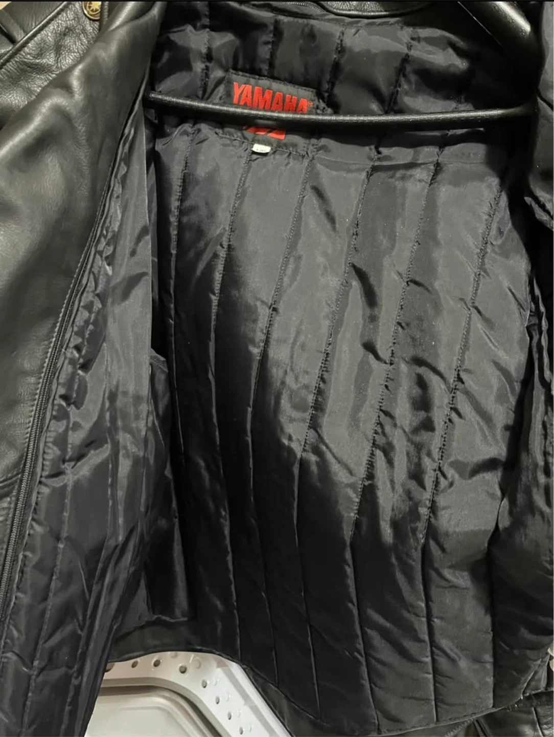 **SOLD**Yamaha Motorcycles Black Leather Jacket L/G - photo 5