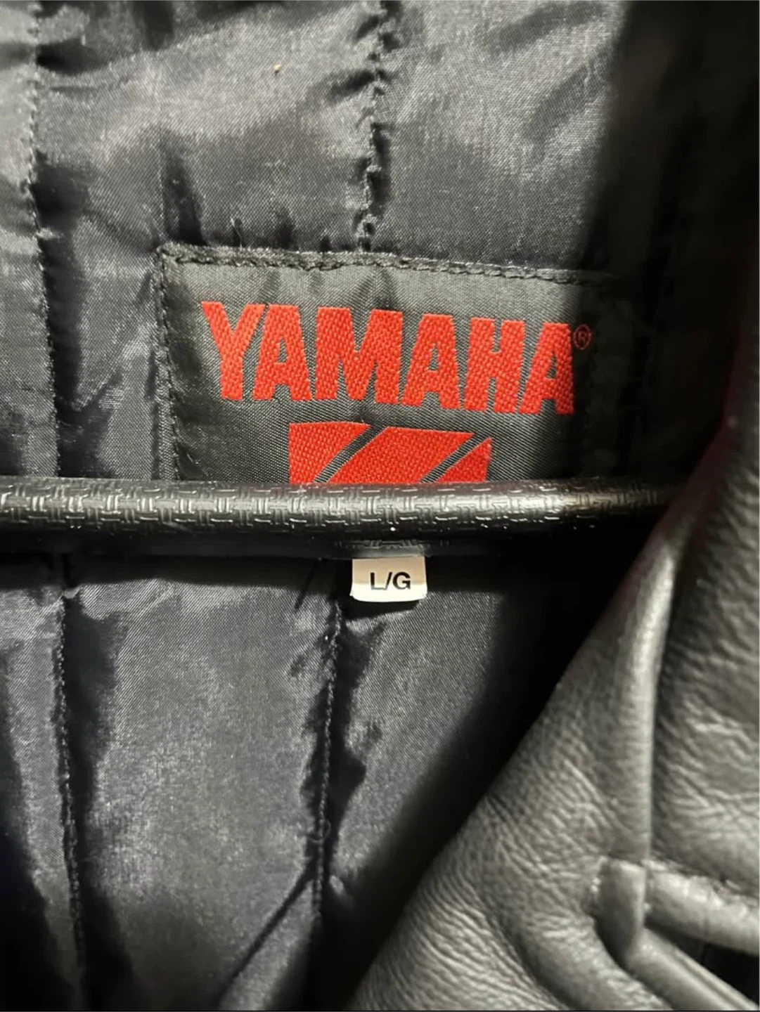 **SOLD**Yamaha Motorcycles Black Leather Jacket L/G - photo 4