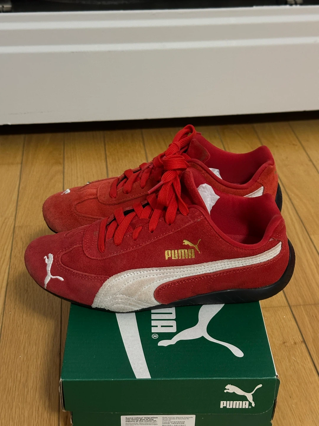 Puma Speedcat OG Wns Red/White Sneakers Size 7 - photo 2