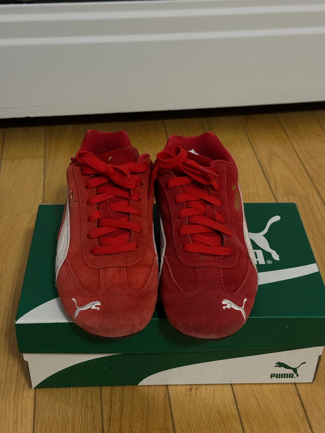 Puma Speedcat OG Wns Red/White Sneakers Size 7