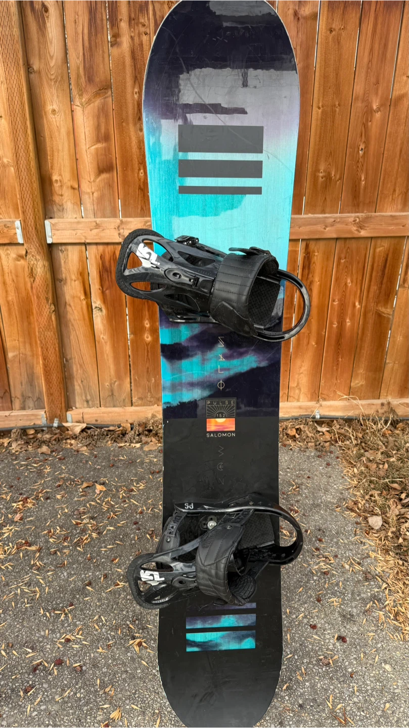 Salomon Pulse 152 Snowboard with Bindings 🏆